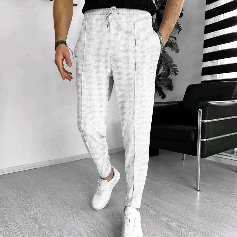 The Waffle Knit Slim-Fit Joggers