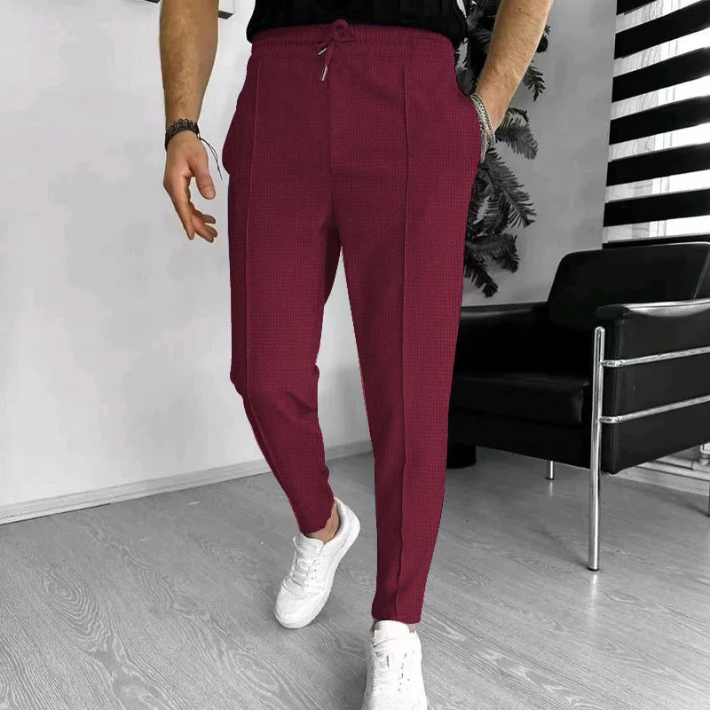 The Waffle Knit Slim-Fit Joggers