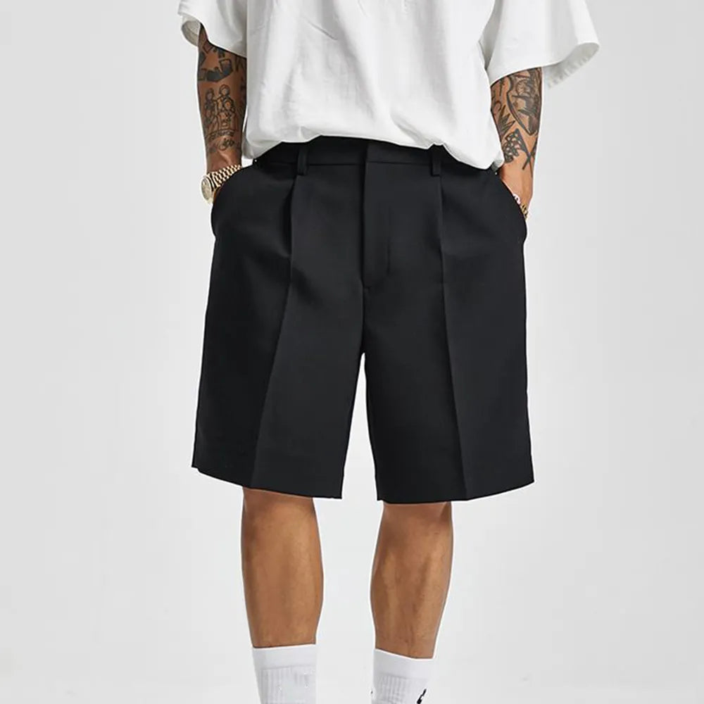 Modern Fit Cotton Shorts β Urban Comfort with a Clean Look β Stylish men's fashion piece