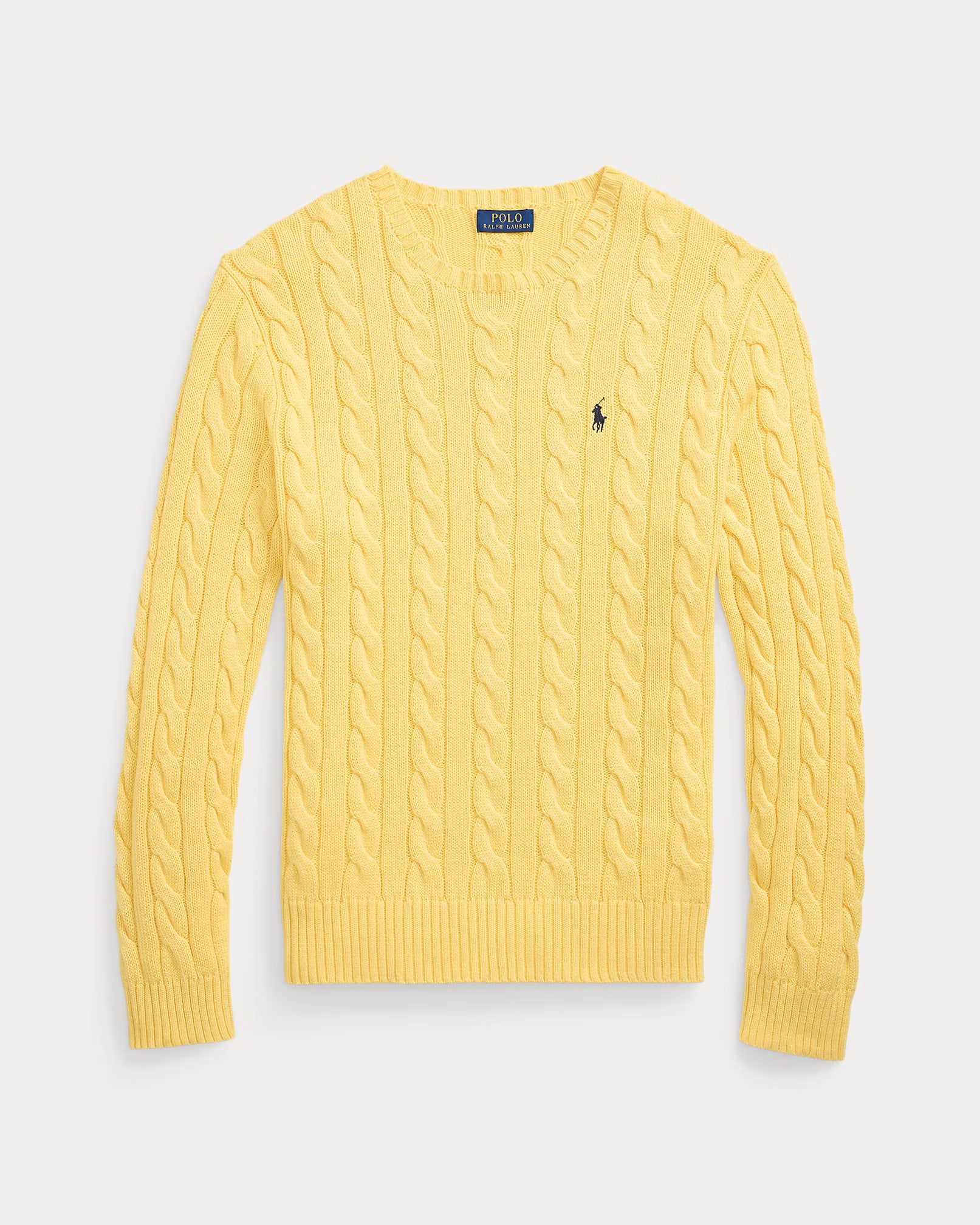 RL - Cable-Knit Cotton Jumper