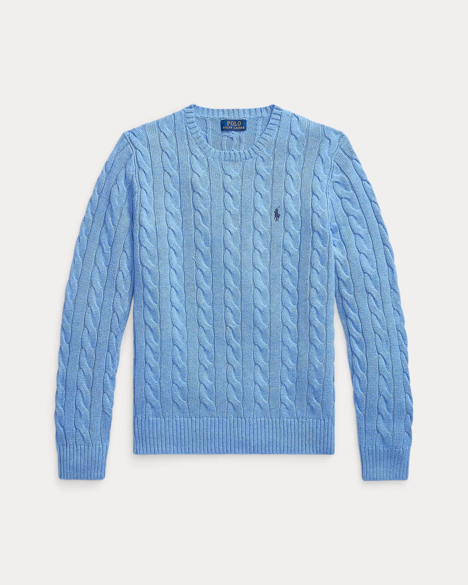 RL - Cable-Knit Cotton Jumper