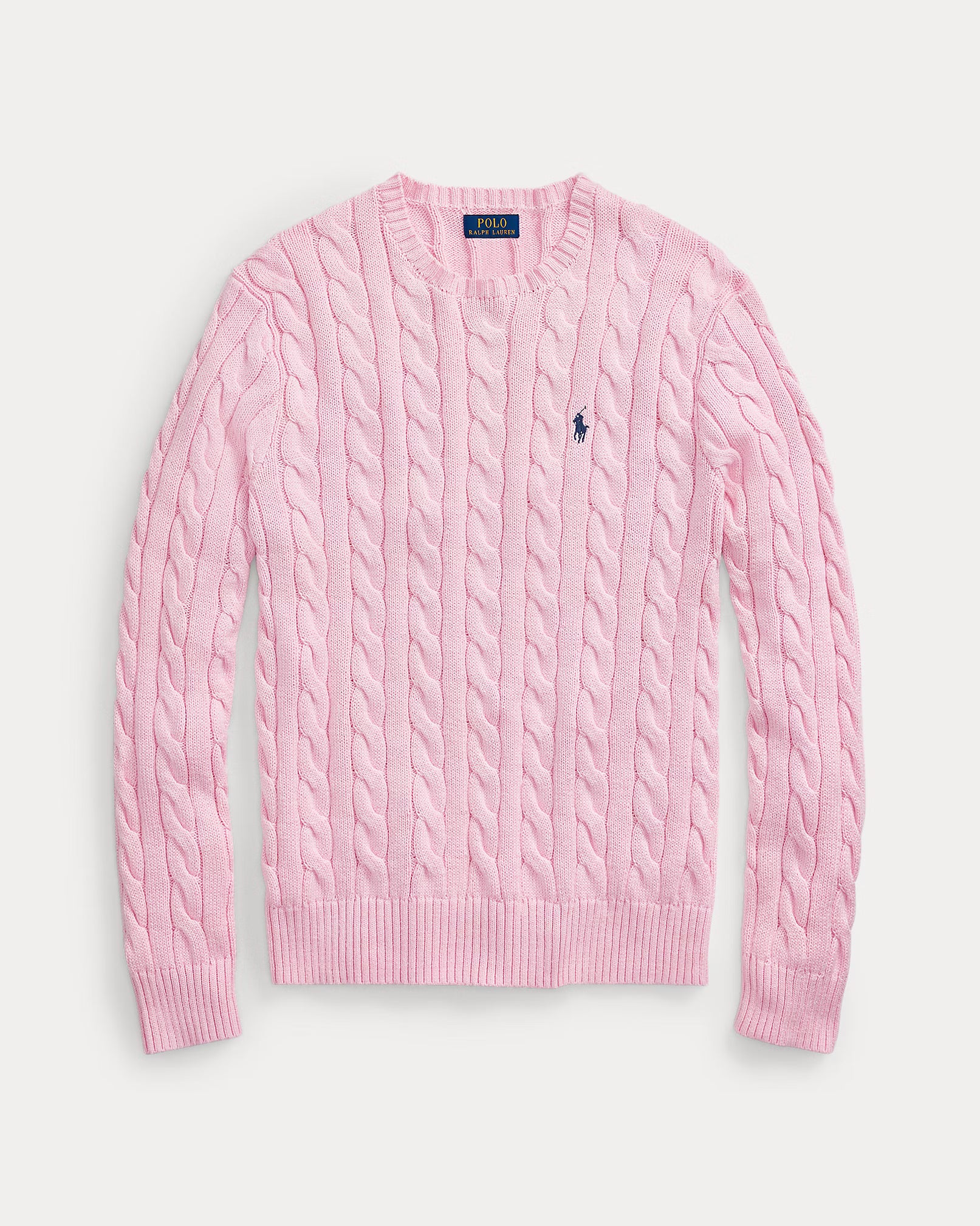 RL - Cable-Knit Cotton Jumper