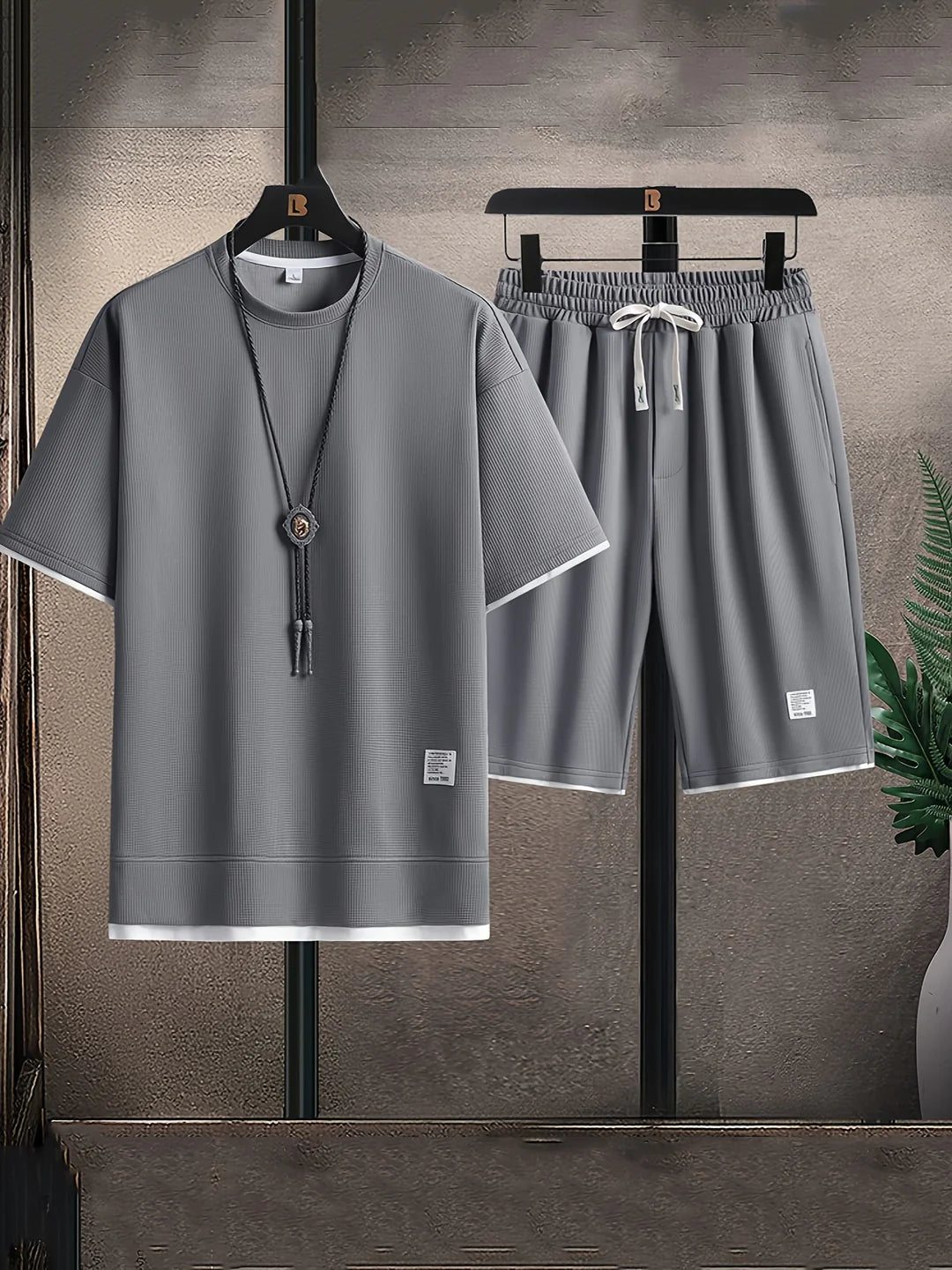 The Waffle Knit Lounge Set