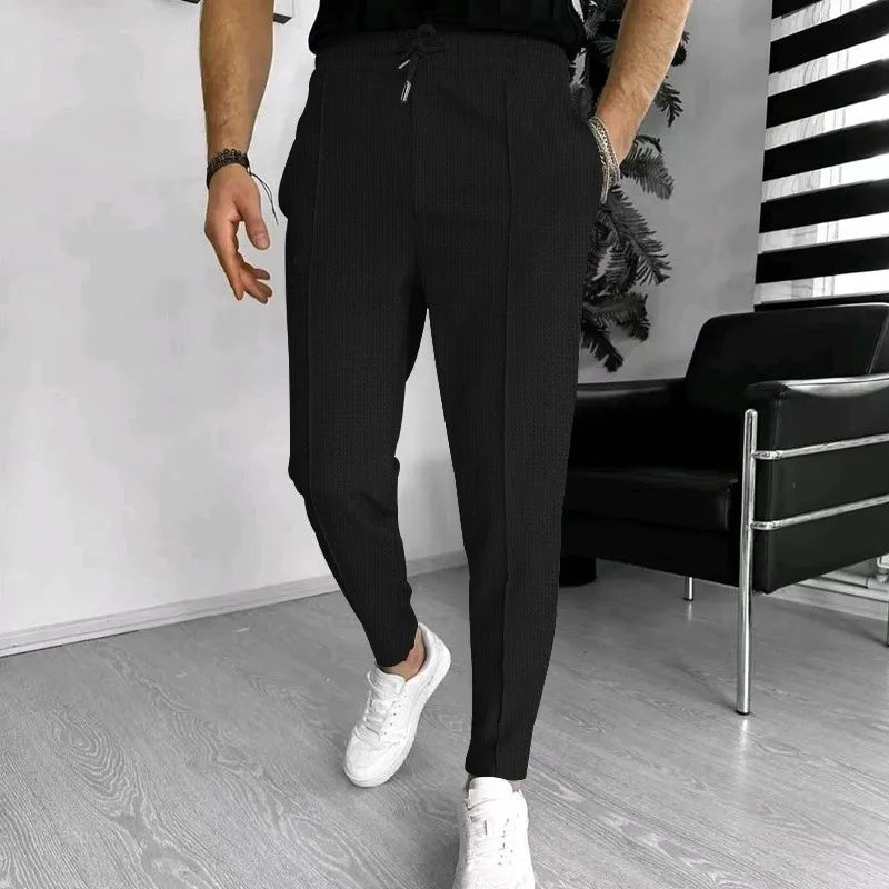 The Waffle Knit Slim-Fit Joggers